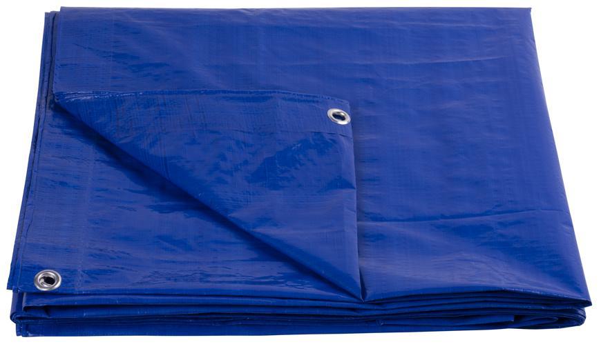 Plachta Tarpaulin Standard 4x5, zakrývacia, 80 g/m2, modrá