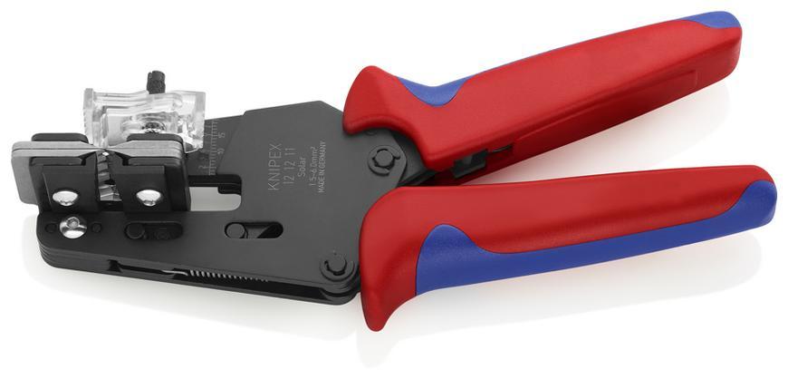 Klieste KNIPEX 12 12 11, odizolovacie, 1.5-6.0mm, presne tvar. noze