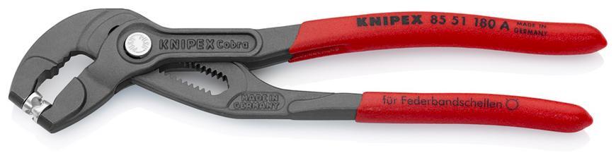 Klieste KNIPEX 85 51 180 A, 180 mm, pre had. spony 0-50mm