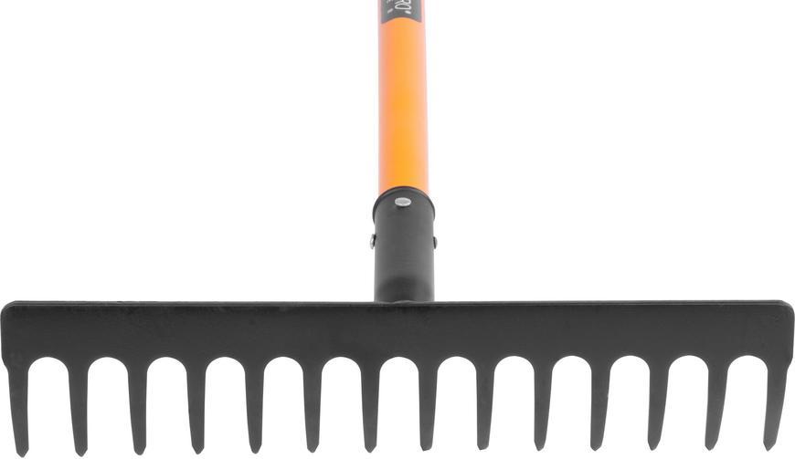 Hrable Strend Pro, 14 zubé, sklolaminátová násada 1500 mm