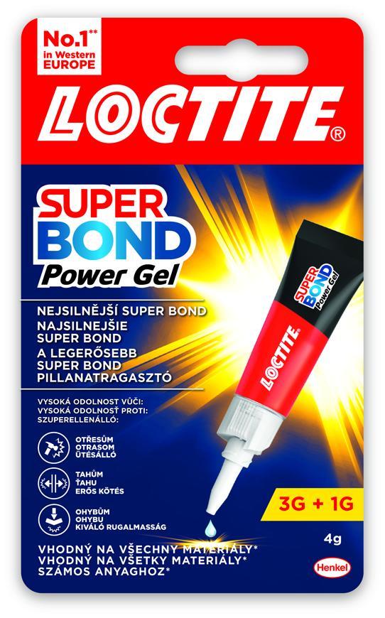 Lepidlo Loctite® Super Bond Power Gel, 4 g