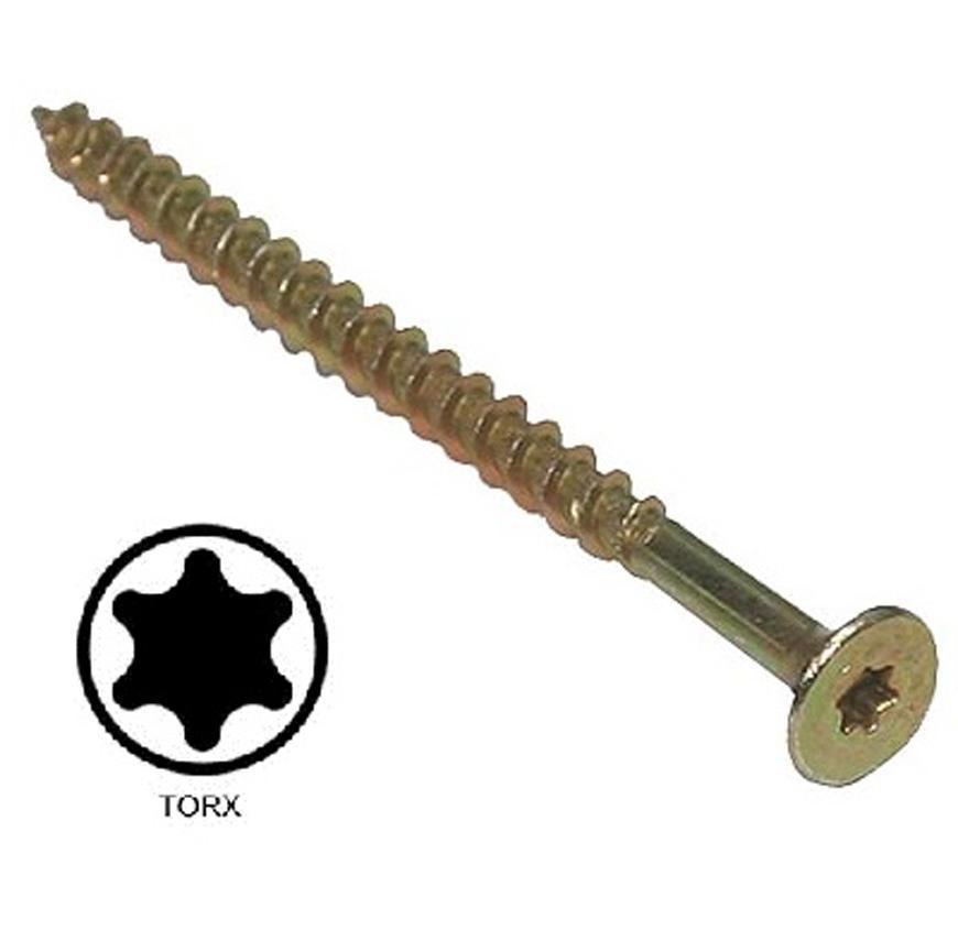 Vrut UV ZHT 06,0x100, skrutka, zápustná hlava, Torx, čiastočný závit, bal. 100 ks