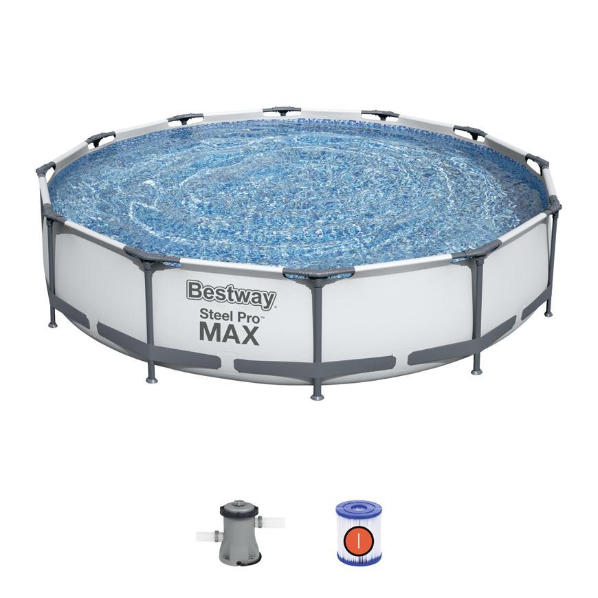 Bazén Bestway® Steel Pro MAX, 56416, kartušová filtrácia, 366x76 cm