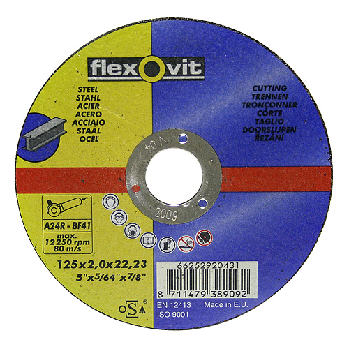 Kotúč flexOvit 20436 180x2,5 A24R-BF41, rezný na kov