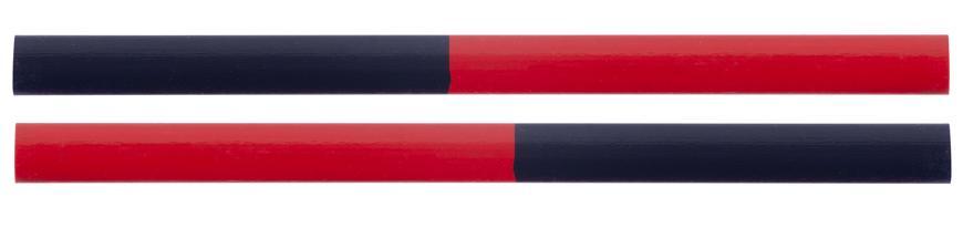 Ceruzka Strend Pro CP0658, tesárska, 175 mm, ovál, červená/modrá, bal. 12 ks