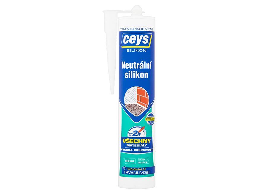 Silikón Ceys Neutrálny, transparentný, 280 ml (020283)