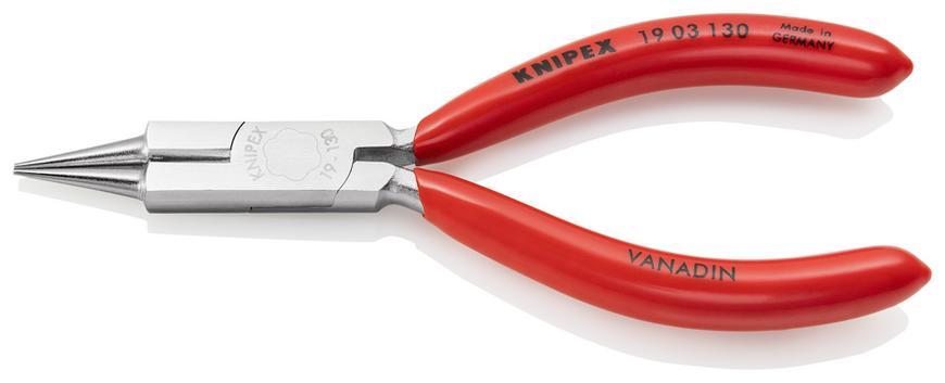 Klieste KNIPEX 19 03 130, 130mm, okruhle, s britom, ozdobne, ohybacie, CrV