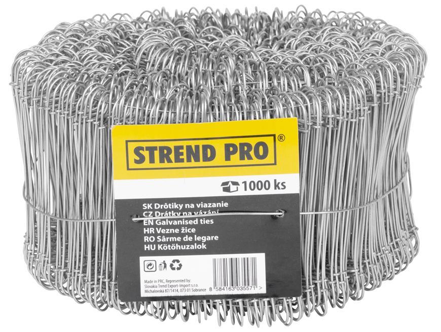 Drôt Strend Pro WGT10, 1.1x180 mm, na viazanie, 1000 ks, ZN