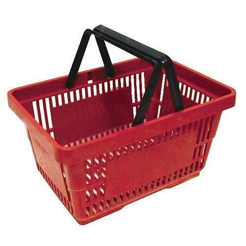 Košík Racks Shopper, 20 lit., červený, nákupný