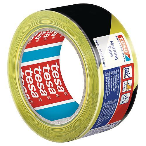 Pska tesa PRO Marking, lepiaca, vstran, lto-ierna, 50 mm, L-33 m