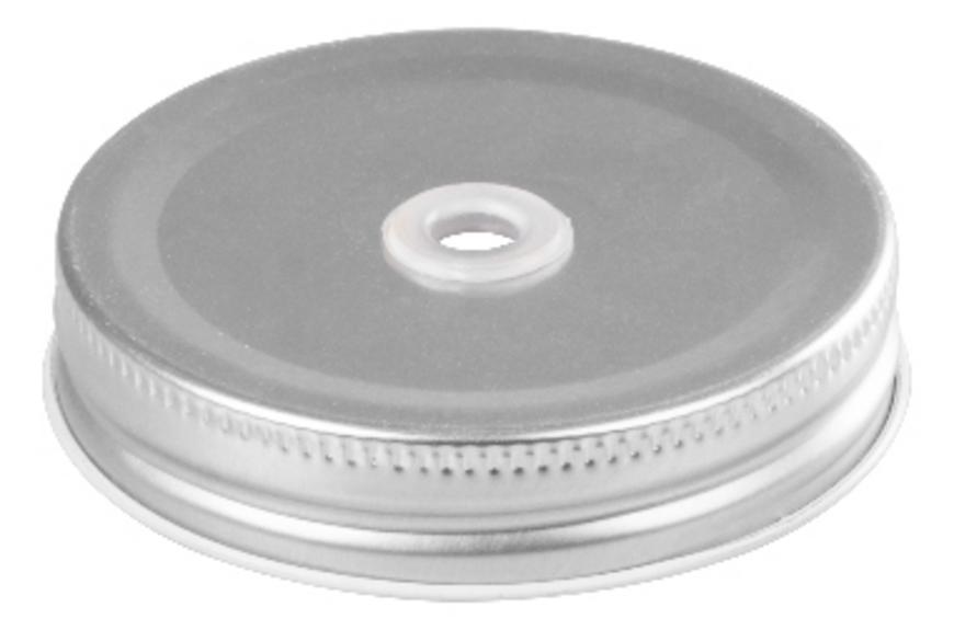 Nhradne vieko pre Pohr MagicHome, so slamkou, s viekom, sklo, 480 ml