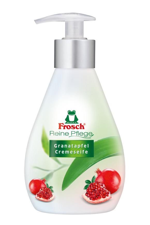 Mydlo Frosch, tekuté, granátové jablko, s dávkovačom, 300 ml