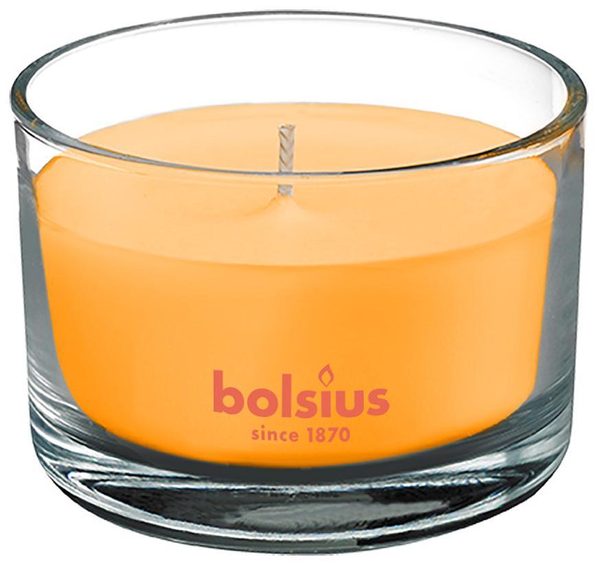 Sviečka Bolsius Jar True Scents 63/90 mm, vonná, mango, v skle