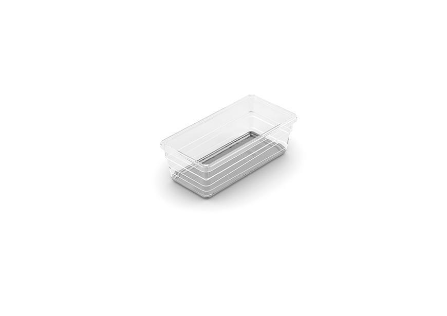 Organizr Curver SISTEMO 2, priesvitn/siv, 7,5x15x5 cm, do zsuvky