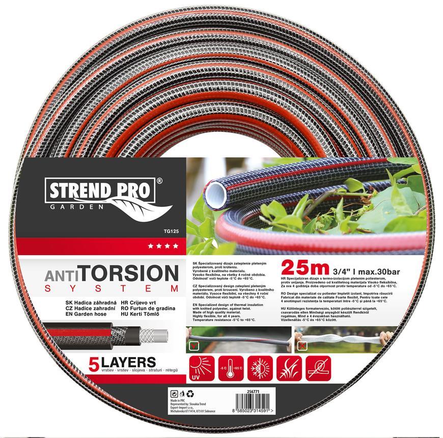 Hadica Strend Pro Anti-torsion 19, 3/4", L-25 m, Silver Pro, záhradná
