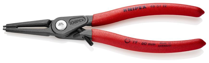 Klieste KNIPEX 48 31 J2, 19-60 mm, rovne, precizne, na vnut. poist. kruzky