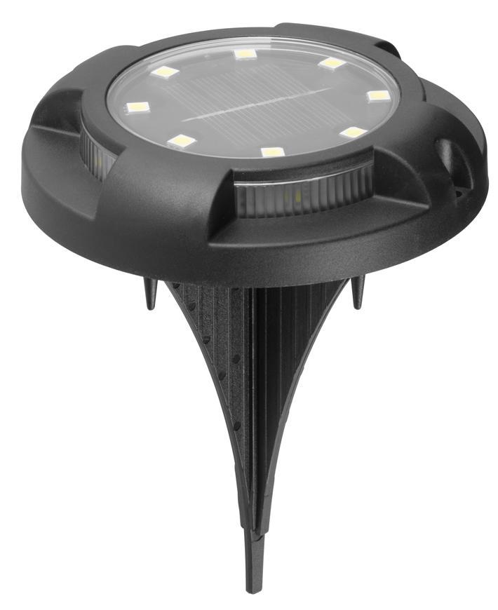 Lampa Solar Strend Pro Crater, 11x14 cm, 12 SMD LED, AA, 2 ks