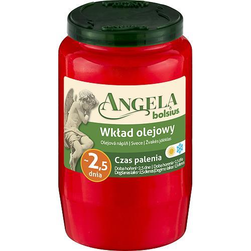 Napln bolsius Angela NR03 červená, 55 h, 150 g, olej