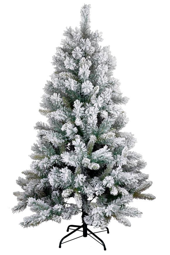 Stromček MagicHome Vianoce Harry, jedľa zasnežená, 210 cm