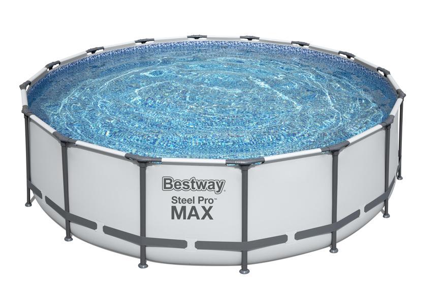 Bazén Bestway® Steel Pro MAX, 5612Z, filter, pumpa, rebrík, plachta, 4,88x1,22 m