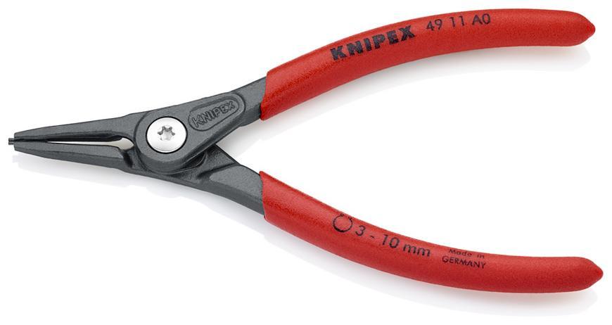 Klieste KNIPEX 49 11 A0, 3-10 mm, rovne, precizne, na vonk. poist. kruzky