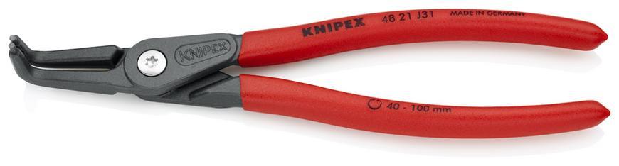 Klieste KNIPEX 48 21 J31, 40-100 mm, zahnute 90st, precizne, na vnut. kruzky