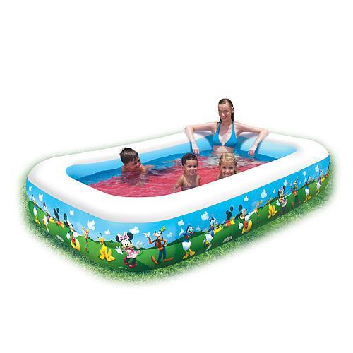 Bazén Bestway® 91008, Mickey Mouse, detský, nafukovací, 262x175x51 cm