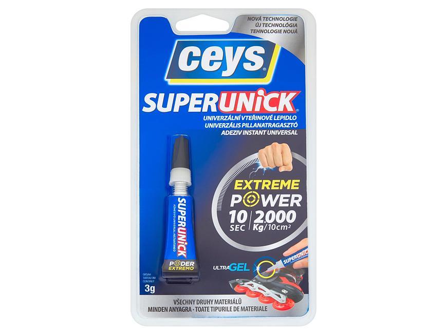 Lepidlo Ceys SUPERUNIC EXTREME POWER, sekundov, 3 g