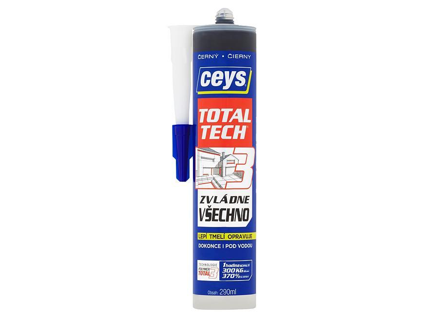 Lepidlo Ceys TOTAL TECH EXPRESS, čierne, 290 ml