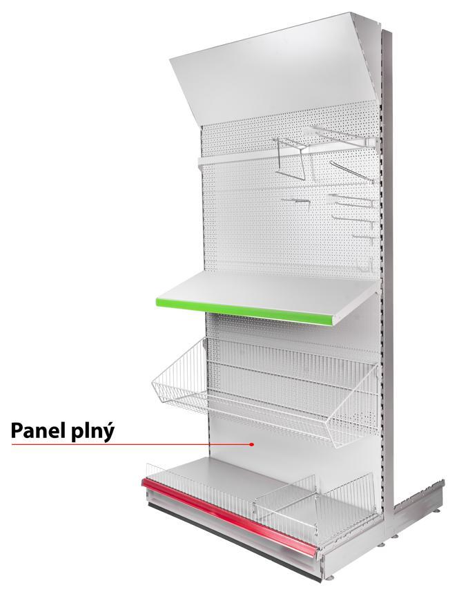 Panel Racks H05 1250x400x0.6 mm, plný *L*