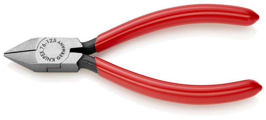 Klieste KNIPEX 76 81 125, 125 mm, stipacie, bocne, pre elektromechanikov