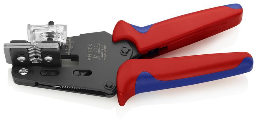 Klieste KNIPEX 12 12 10, odizolovacie, 2.5-10.0mm, presne tvar. noze