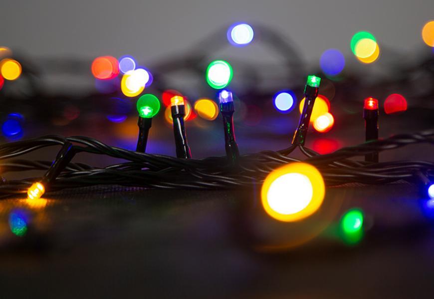 Reťaz MagicHome Vianoce MULTI CONNECT Star line, 120 LED multicolor, jednoduché svietenie, 230 V, 50 Hz, IP44, bez zdroja, exteriér, osvetlenie, L-10 m