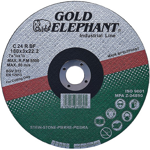 Kot Gold Elephant 42C T42 115x2,5x22,2 mm, rezn na kame