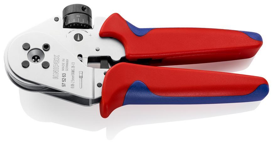Klieste KNIPEX 97 52 63, 180 mm, 0.08-2.5mm, sustruz. kontakty, lisovacie