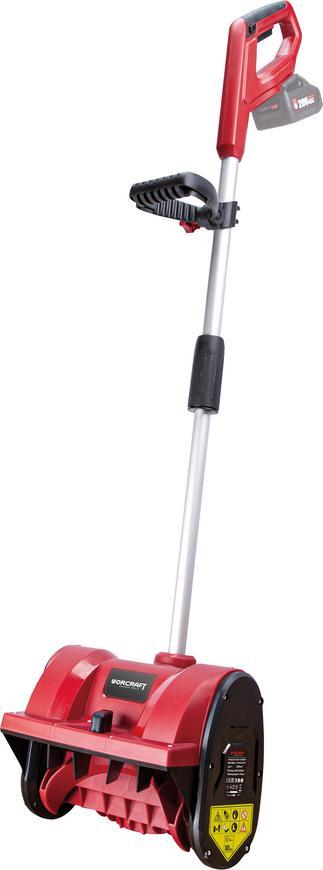 Fréza Worcraft CST-S20Li, ShareSYS, 20V Li-Ion, na sneh, 30 cm