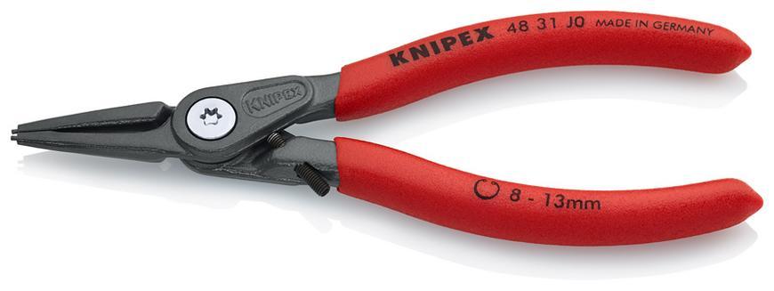 Klieste KNIPEX 48 31 J0, 8-13 mm, rovne, precizne, na vnut. poist. kruzky