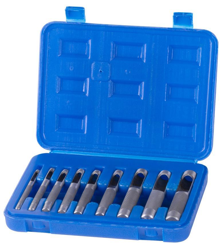 Sada dierovačov Strend Pro HP512, 09 dielna, č.3,4,5,6,7,8,10,11,12 mm