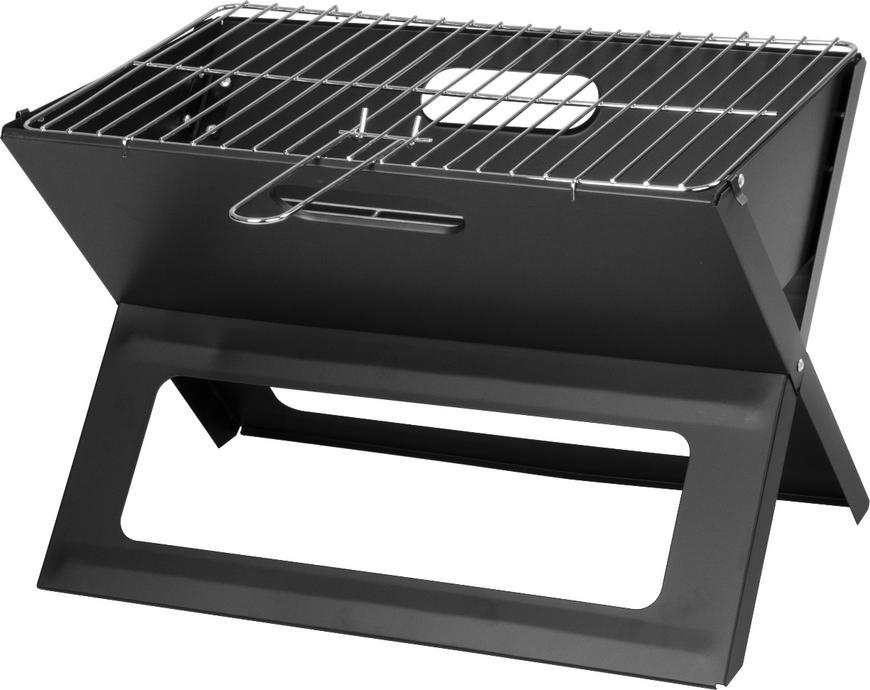 Gril Strend Pro Practic, BBQ, na drevené uhlie, sklápací, 450x330x350 mm