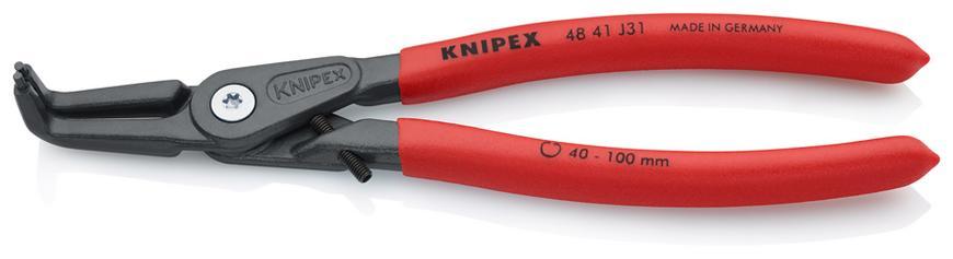 Klieste KNIPEX 48 41 J31, 40-100 mm, zahnute 90st, precizne, na vnut. kruzky