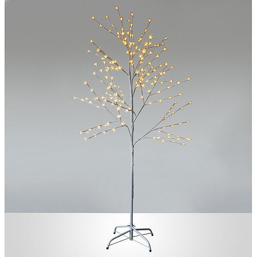 Strom MagicHome Cherry Tree, 192 LED biela, jednoduché svietenie, 230 V, 50 Hz, IP44, exteriér, L-1,80 m