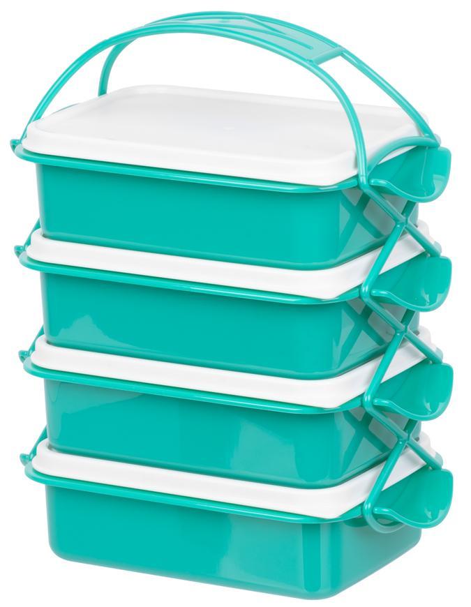 Obedár MagicHome CS336, 4 dielny, 4x1 lit, PP/PE, 24,3x14,6x29,5 cm
