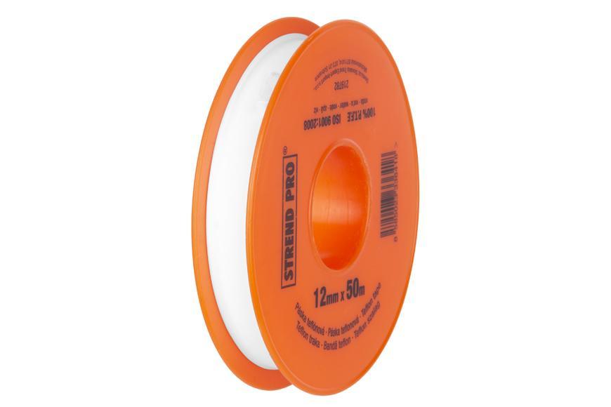 Páska Strend Pro TTP62, 12 mm, L-50 m, 0,1mm, profi, PTFE.100, teflónová
