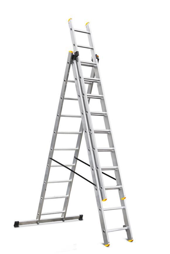 Rebrík Strend Pro DP 3x10, Alu, EN 131 max. 5.72 m, MASTER