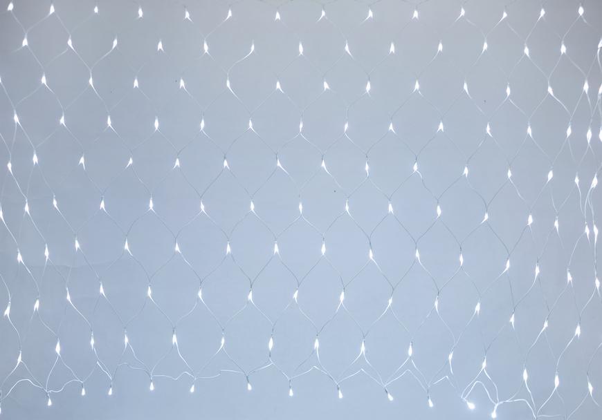 2.TRIEDA Reťaz MagicHome Vianoce MULTI CONNECT Netled, 160 LED studená biela, jednoduché svietenie, biely kábel, 230 V, 50 Hz, IP44, bez zdroja, exteriér, osvetlenie, L-1x2 m