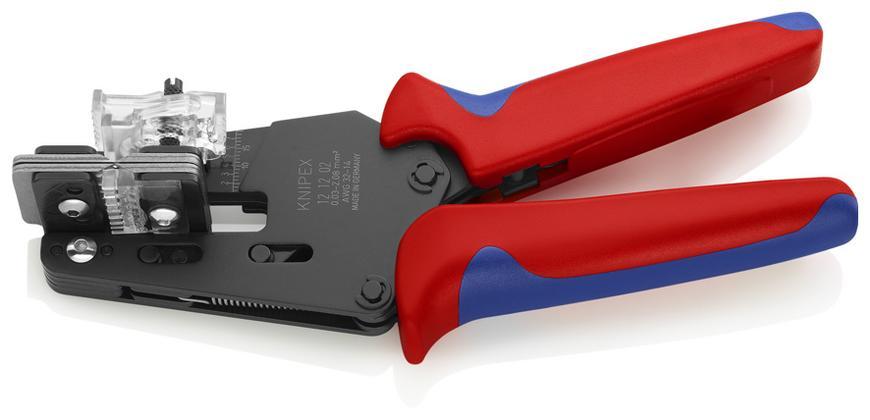 Klieste KNIPEX 12 12 02, odizolovacie, 0.03-2.08mm, presne tvar. noze