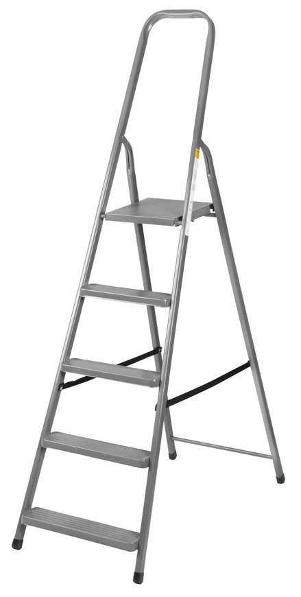 Schodíky Strend Pro ST-D6, 6 stupňové, oceľové, rebrík, 197 cm, nosn. 125 kg