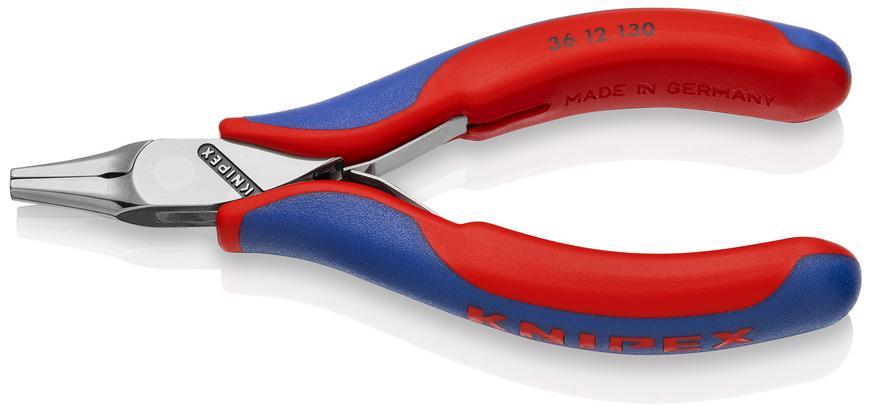 Klieste KNIPEX 36 12 130, 130mm, ploche, rovne, osadz. el. suciastok