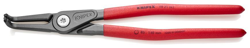 Klieste KNIPEX 48 21 J41, 85-140 mm, zahnute 90st, precizne, na vnut. kruzky