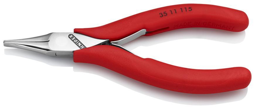 Klieste KNIPEX 35 11 115, 115mm, ploche, rovne, siroke, pre elektroniku